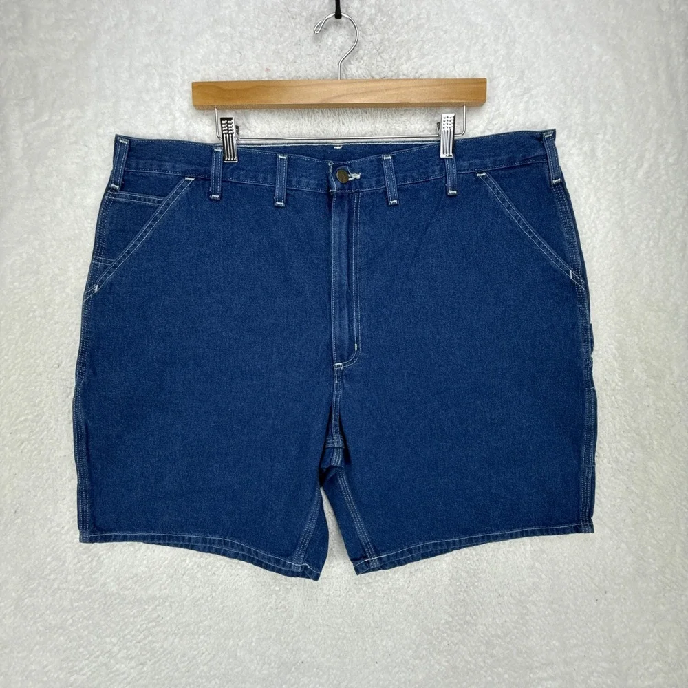 Carhartt Lightweight Denim Jean Work Shorts Size 44 B28 DST Darkstone NWT‎ NOS